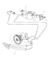 Diagram for 2001 Chrysler Prowler Power Steering Reservoir - 4626849AB