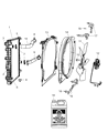 Diagram for Dodge Ram 3500 Radiator Hose - 52028872AG