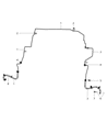 Diagram for Dodge Nitro Brake Line - 52109851AE