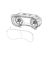 Diagram for Dodge Charger Speedometer - 68351444AB