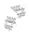 Diagram for 2006 Chrysler 300 Exhaust Manifold - 4792770AC