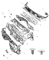 Diagram for Ram 1500 Dash Panels - 68204728AB