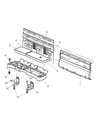 Diagram for 2003 Dodge Dakota Seat Cover - TG261L5AA