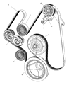 Diagram for 2005 Dodge Ram 1500 A/C Clutch - 5183899AA