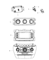 Diagram for Dodge Journey A/C Switch - 5064976AI