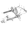 Diagram for 2009 Chrysler Town & Country Shock Absorber - 4721687AB