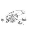 Diagram for 2008 Dodge Viper Air Bag Control Module - 4896069AE