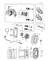 Diagram for 2018 Jeep Grand Cherokee Brake Bleeder Screw - 4560193AA