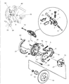 Diagram for Chrysler Cirrus Wheel Hub - 5003550AA