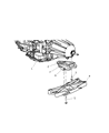 Diagram for Dodge Magnum Transmission Mount - 4578063AB