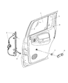 Diagram for 2000 Dodge Durango Window Regulator - 55256494AF