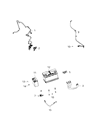 Diagram for 2018 Dodge Durango Battery Cable - 68252102AF