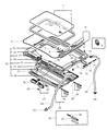 Diagram for Dodge Sunroof Cable - MR287457