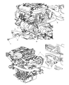 Diagram for Chrysler Pacifica Radiator Hose - 5005109AA