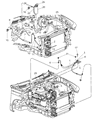 Diagram for 2002 Dodge Dakota A/C Hose - 55056086AB