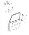 Diagram for Jeep Wrangler Door Handle - 55176383AE