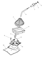 Diagram for 2001 Jeep Wrangler Automatic Transmission Shifter - 52078576AC