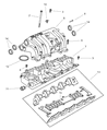 Diagram for Dodge Ram 1500 Intake Manifold Gasket - 53006836