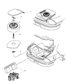 Diagram for 2005 Dodge Neon Spare Wheel - 4656322AB