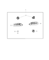 Diagram for 2014 Dodge Dart Fog Light - 82212851
