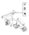 Diagram for 2009 Dodge Ram 2500 Brake Line - 52121391AH