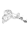 Diagram for Chrysler PT Cruiser Horn - 4671746AA