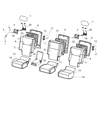 Diagram for 2008 Jeep Commander Armrest - 1DV151DVAA