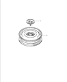 Diagram for 1995 Chrysler Sebring Spare Wheel - MB949943