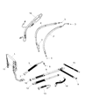 Diagram for 2014 Ram 2500 Power Steering Hose - 68056857AF