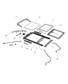 Diagram for 2017 Chrysler 200 Sunroof - 68250104AA