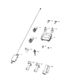 Diagram for Jeep Grand Cherokee Ignition Lock Assembly - 68299959AB