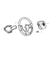 Diagram for 2011 Ram 1500 Steering Wheel - 1EF55XDVAJ