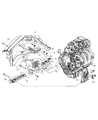 Diagram for 2001 Dodge Neon Engine Mount - 4668192AC