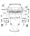 Diagram for 2001 Chrysler Concorde Headlight - 4780010AH