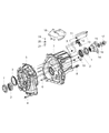 Diagram for Dodge Transfer Case Seal - 68395010AA