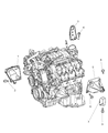 Diagram for 2008 Dodge Sprinter 2500 Engine Mount - 68013869AA