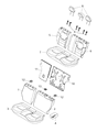 Diagram for Jeep Renegade Seat Cover - 6SJ52U00AA