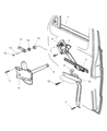 Diagram for 1997 Dodge Ram Wagon Window Regulator - 55275376AB