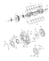 Diagram for Ram 3500 Harmonic Balancer - 68206038AB