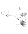 Diagram for 2008 Chrysler 300 Automatic Transmission Shifter - 4578583AD