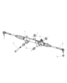 Diagram for 2006 Dodge Ram 2500 Rack And Pinion - 52110487AE