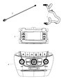 Diagram for Dodge Journey A/C Switch - 5064993AF