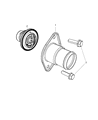 Diagram for Chrysler Aspen Thermostat Housing - 5192057AD