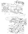 Diagram for 2005 Chrysler Town & Country Parking Brake Cable - 4721312AC