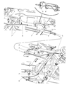 Diagram for Dodge Grand Caravan Parking Brake Cable - 4721312AC