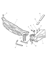 Diagram for Dodge Sprinter 2500 Fender - 5104180AA