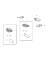 Diagram for 2020 Ram 2500 Dome Light - 6RG45TX7AA