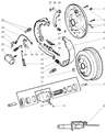 Diagram for 1998 Dodge Ram Wagon Brake Pad - V2013780AB