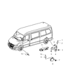 Diagram for 2009 Dodge Sprinter 2500 TPMS Sensor - 68006771AA