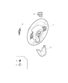 Diagram for Jeep Steering Wheel - 6AM04LR5AA